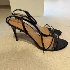 Elegant Black Strappy Heels